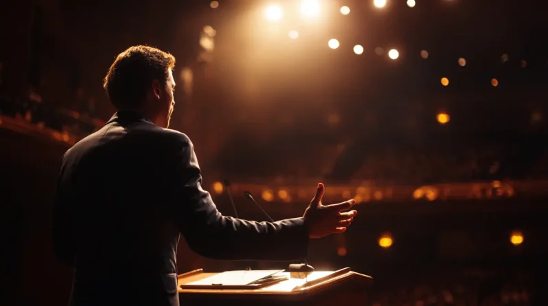 Stage Speech Rehearsed With Smart Preparation